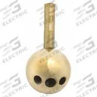 EZ-FLO Replacement Ball: Brass, Unfinished (MPN 32109LF). Key specifications — Compatible Brand: Delex; Product Type: Replacement Ball; Material: Brass.