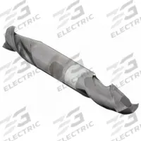 CLEVELAND Square End Mill: Carbide, TiAlN Coated, Double End, 2 Flute, 9/32" Mill Dia, 11/16" LOC (MPN C80180)