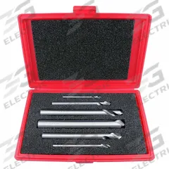 CLEVELAND Spotting and Centering Drill Set: 6 Pc, 1/4 in to 1 in, 90°, High Speed Steel (MPN C24187). Key specifications — attr1301272: CLEVELAND.