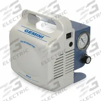 WELCH Vacuum Pump: 1/125 hp Output Power, 0.5 cfm Free Air Displacement, 22 in Hg Max Vacuum (MPN 2060B-01). Key specifications — attr51413: WELCH.
