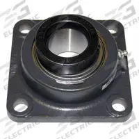 TIMKEN 4 Bolt Flange Bearing: Radial Ball, 2 3/16 in Bore, Cast Iron, Eccentric Collar, Square (MPN RCJ 2-3/16). Key specifications — Bore Type: Cylindrical; Brand: TIMKEN; Lubricant Material: NLGI #2 Equivalent; Mounting Bolt Size: 5/8 in; System of Measurement: Inch.