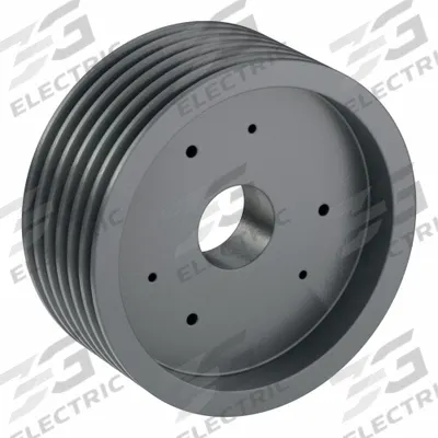 APPROVED VENDOR V-Belt Pulley: B110, 6 Groove, 11.35 in OD, Bushed Bore - Bushed-Bore Cast-Iron V-Belt Pulleys