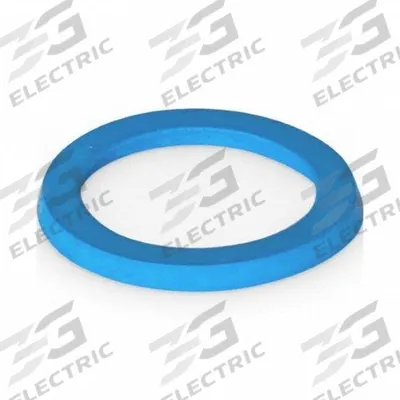 JW WINCO Sealing Washer: FDA Approved, EPDM, Blue, 8 mm Inside Dia, 12 mm Outside Dia - Hygienic Single-Piece Sealing Washers