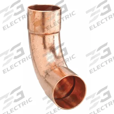 NIBCO Sweat Fitting Elbow: 1/4 in CTS, Cup x FTG, Wrot Copper (MPN U607LT 1/4) - Wrot Copper Tube Fittings