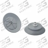 SCHMALZ Vacuum Pad Assembly: 1/4 in NPT, 77.2 mm Pad Dia, NBR, 55 A, Gray, 22.5 mm Pad Ht (MPN 10.01.01.15146). Key specifications — attr1019168: 55 A; attr1019165: 10.01.01.15146; attr1019167: SCHMALZ; attr1019180: Gray.