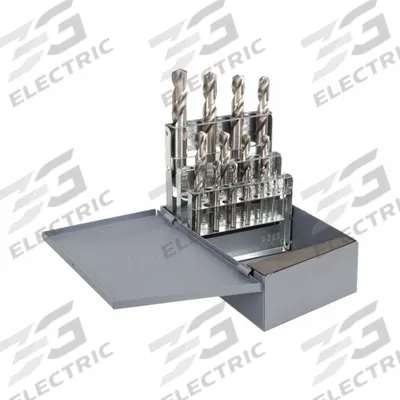 CLEVELAND Screw Machine Drill Bit Set: 15 Pc, 1/16" to 1/2" by 32nds, 135° Split Point - NAS-Spec High-Speed Steel Screw-Machine Length Drill Bit Sets for Aerospace