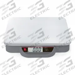 OHAUS Shipping Scale: 44 lb Wt Capacity - Imperial, 11 in Weighing Surface Dp, kg/lb, LCD (MPN i-C12P20). Key specifications — attr1359871: 0.02 lb/0.01 kg; attr1359893: ABS Plastic.
