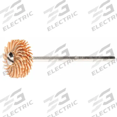 SCOTCH-BRITE Radial Bristle Disc: Type A, 9/16 in Dia x 1/16 in Wd, 1/16 in Arbor, Ceramic - Finishing Radial Bristle Discs for All Metals