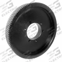 APPROVED VENDOR Timing Belt Pulley: Curvilinear, Bushed, For HTD Timing Belt Section, 112 Teeth (MPN QD112-5M-25). Key specifications — Brand: APPROVED VENDOR; Finish: Black Oxide; For Belt Series: PowerGrip® HTD®; For Bushing Size: SDS.