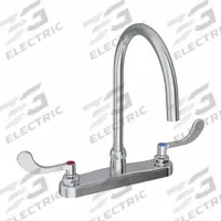 ELKAY Handle-Operated Faucet: Elkay®, Brass, Centerset, Deck, 3 Mounting Holes, 1.5 gpm Flow Rate (MPN LK810LGN08T4). Key specifications — Series: Elkay®; Brand: ELKAY.