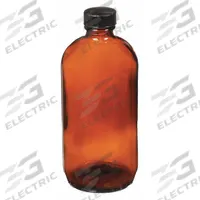 QORPAK Sampling Bottle: 480 mL, Amber, 28-400, Phenolic, 12, PolyCone, Type III (MPN GLC-01985). Key specifications — attr1370730: Amber; attr1370762: None; attr1370763: Soda Lime Glass; attr1370766: QORPAK; attr1370767: 28-400; attr1370776: No; attr1370779: Type III; attr1389381: Attached.