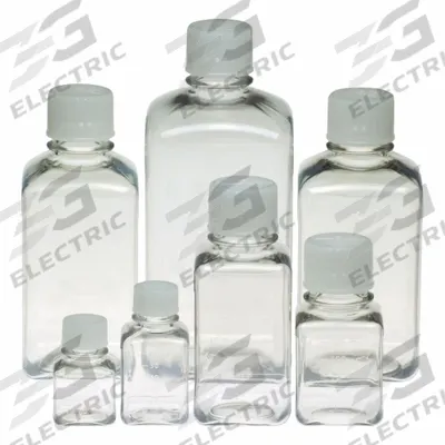 APPROVED VENDOR Media Bottle: PET, 33.81 fl oz Capacity - oz, 1 L Capacity - mL, Closure Included - Plastic Lab Media Bottles