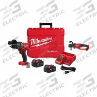 MILWAUKEE Hammer Drill and Right Angle Drill Kit: 2 Tools, Hammer Drill/Right Angle Drill, M18 FUEL™ (MPN 2904-22, 2807-20). Key specifications — attr1176460: Hammer Drill.