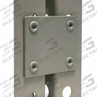 LYON Tie Plate: 1/8 in x 2 7/8 in x 2 5/8 in, Gray, Steel (MPN DDMP). Key specifications — Color: Gray; Material: Steel; Brand: LYON.