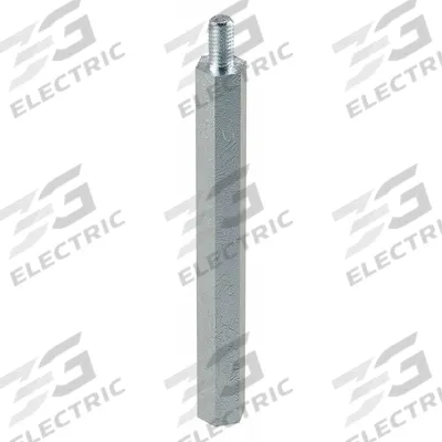 APPROVED VENDOR Standoff: Male x Female, M3x0.50 Thread Sz, 56 mm Lg, Hex, Steel, Zinc-Plated - Steel Male x Female Standoffs