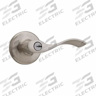 KWIKSET Door Lever Lockset: Office Lever Locksets, Nickel