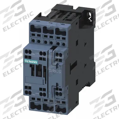 Siemens Power Contactor: Non-Reversing, 3 Poles, 3NO Contacts, 38 A - Non-Reversing IEC Contactors