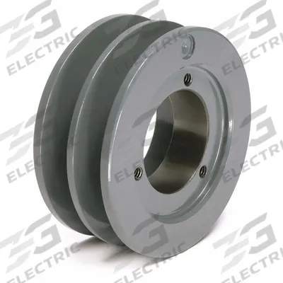 APPROVED VENDOR V-Belt Pulley: B36, 2 Groove, 3.95 in OD, Bushed Bore, SH - Bushed-Bore Cast-Iron V-Belt Pulleys