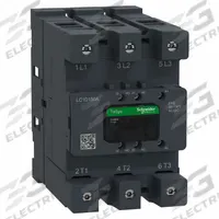 SCHNEIDER ELECTRIC IEC Contactor: Non-Reversing, 3 Poles, 3NO Contacts, 150 A, 120V AC/48V AC Coil (MPN LC1D150AEHE). Key specifications — Brand: SCHNEIDER; Integrated Surge Suppression: Yes; Nominal Coil Voltage @ 60Hz: 48V AC.