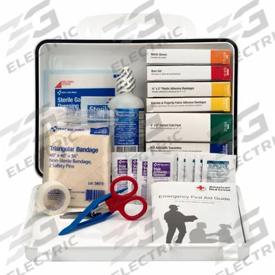FIRST AID ONLY First Aid Kit and Housing: Vehicle, 25 People Served, 85 Components - Vehicle First Aid Kits