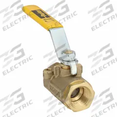 APPROVED VENDOR Manual Two-Way Ball Valve: 1/2 in, Brass, Straight, FNPT x FNPT, Full Port Ball Port (MPN XV502P-8). Key specifications — Brand: APPROVED VENDOR; Handle: Lever.