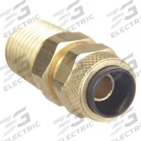 PARKER Compression Fitting Adapter: 5/16 in OD x 1/8 in Pipe Fitting Size, Compression x MNPT, 10 PK (MPN 68P-5-2). Key specifications — attr1195695: PARKER.