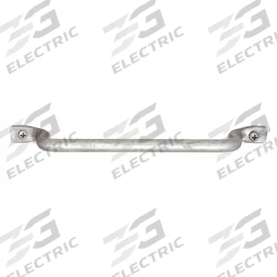 MONROE PMP Pull Handle: Unthreaded Holes, Steel, Silver, 5/16 in Screw Size - Standard Pull Handles