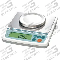 A&D WEIGHING Compact Bench Scale: 4 1/4 in x 4 in, Integrated (MPN EW-150I). Key specifications — Connection Ports: RS-232C; Readability: 0.05 g; Weighing Units: GN; Brand: A&D WEIGHING; Washdown: No.