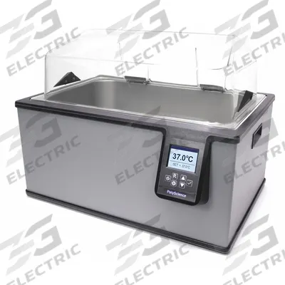 POLYSCIENCE Water Bath: 28 L Capacity, 100°C Max Temp, Stainless Steel, +/-0.1°C, Digital - General Purpose Water Baths