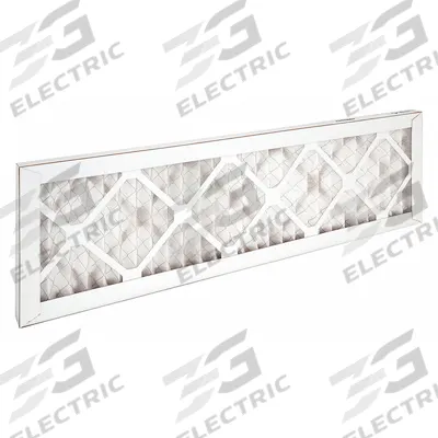 GRAINGER Pleated Air Filter: 8 in x 24 in x 1 in, MERV 8 - MERV 8 Pleated Air Filters