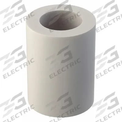 APPROVED VENDOR Spacer: #4 Screw Size, 1/4 in Overall Lg, Round, Nylon, Plain, Nylon - Plastic Spacers