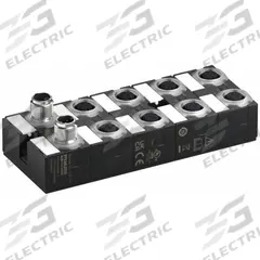 MURRELEKTRONIK IO-Link hub: 8 Output Ports, 5-Pole A-Coded M12 Female, 16 Digital Inputs, IP68 (MPN 59828). Key specifications — attr912985: COM3 (230.4 kbit/s); attr912983: 24V DC; attr912984: IP68.
