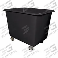 ROYAL BASKET TRUCKS Cube Truck: 11.9 cu ft, 800 lb, 40 in L x 28 in W x 30 1/2 in H, (4) Swivel, Std (MPN G10-BKX-PGA-4UNN). Key specifications — Manufacturer Part Number: G10-BKX-PGA-4UNN; Brand: ROYAL BASKET TRUCKS; Caster/Wheel Configuration: (4) Swivel; Color: Black.