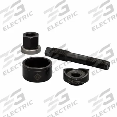 GREENLEE Knockout Punch Set: 10 ga Sheet Metal Capacity (Steel), 2 29/32 in Nominal Size - Greenlee Knockout Punches & Dies