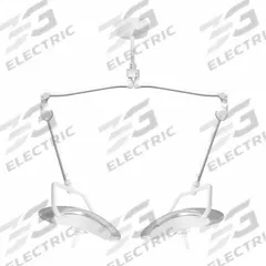 BURTON Examination Light: LED, 45,000 lux @ 1 m, Ceiling, 4300K, 92 CRI, 84 W Watt, 120V AC, ALEDDC. Key specifications — attr1257711: 120V AC; attr1257689: 45,000 lux @ 1 m; attr1257759: ALEDDC; attr1257760: BURTON; attr1257674: 4300K.