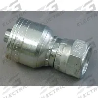 AEROQUIP Hydraulic Crimp Fitting: Steel x Steel, Straight, -8 For Hose Dash Size, Metric x Crimp (MPN 4S12DL8). Key specifications — Fitting Gender: Female x Genderless; Fitting Connection Type: Metric x Crimp; Brand: AEROQUIP; Thread Size: M22-1.5; For Hose Dash Size: -8.
