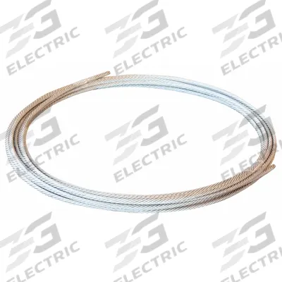 ROBOTRAX Steel Wire: R100, 0.2 in, 16 ft - Support Cable for Multiaxis Cable & Hose Carriers