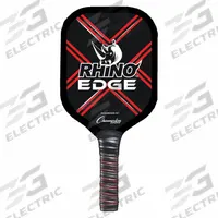 CHAMPION SPORTS Pickleball Paddle: Indoor/Outdoor, 4 3/4 in Handle Lg, Plastic, Black/Blue, Soft EVA (MPN EDGE100). Key specifications — attr990971: Indoor; attr991582: CHAMPION SPORTS; attr990977: Pickleball Paddle; attr1008504: Black/Blue; attr1008508: Plywood.