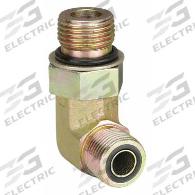 PARKER Compression Fitting Elbow: 3/4 in OD x 3/4 in Pipe Size, 7/8-14 Thread Size - O-Ring Face Seal Steel Compression Fittings