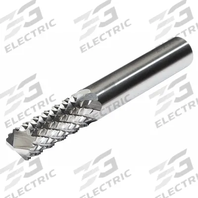 MICRO 100 Solid Router Bit: Diamond Cut, Drill Point, 3/32" Cut Dia, 3/8" LOC (MPN RDD-20) - Diamond-Pattern Router Bits for Composites