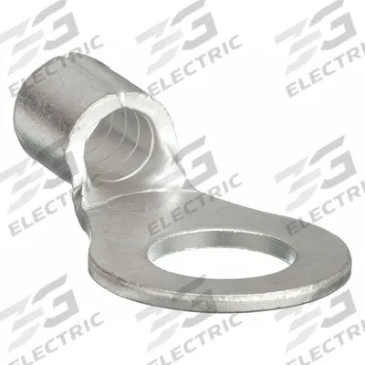 GRAINGER Ring Terminal: Bare, 3/8 in Stud Size, 22 AWG to 16 AWG Wire Sizes - Non-Insulated Ring Terminals