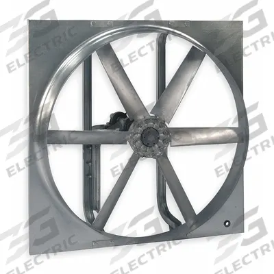 Dayton Exhaust/Supply Fan: 36 in Blade - Belt-Drive Reversible Panel Fans without Drive Package