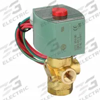 REDHAT Solenoid Valve: 3-Way, Configurable, 1/4 in Pipe Size, 110V AC/120V AC, Quick Exhaust (MPN 8320G172). Key specifications — Pipe Size: 1/4 in; Voltage: 110V AC; Brand: REDHAT; Coil Enclosure: Without Junction Box.