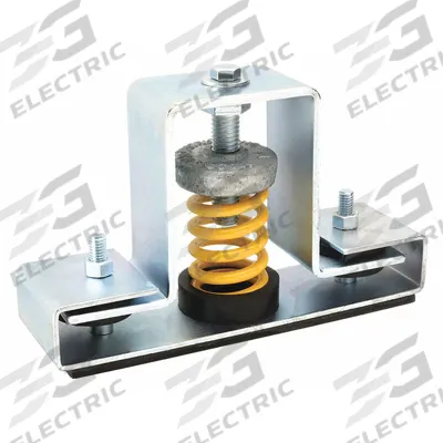 MASON Floor-Mount Vibration Isolator: Spring, 310 lb Capacity, 5 1/8 in Ht, 2 1/2 in Wd - Seismic & Wind Spring-Style Floor-Mount Vibration Isolators