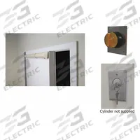 SECURITECH Anti-Ligature Door Alarm Kit: 120 V AC/DC, Mortise, Aluminum, Siren, 95 dB Sound Level (MPN LISA-KIT4248-LH). Key specifications — Brand: SECURITECH; Cylinder Type: Mortise; Sound Type: Siren; Alarm Body Material: Aluminum.