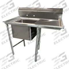 ADVANCE TABCO Scullery Sink: 1 Bowls, 42 in Overall Ht, 55 in Overall Lg, 32 in Overall Wd (MPN 9-41-24-24R). Key specifications — Brand: ADVANCE TABCO.