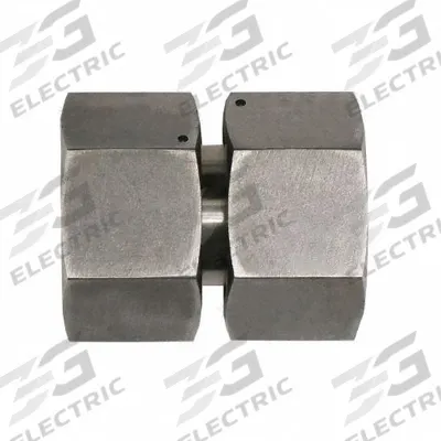 BRENNAN INDUSTRIES Compression Tube Straight: 12 mm OD x 12 mm OD Size, Metric x Metric - Flareless Bite-Type Steel Compression Fittings