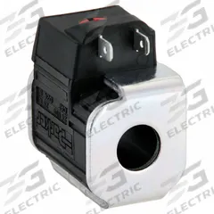PARKER Cartridge Valve Coil: 2.36 in Overall Lg, 1.43 in Overall Wd, 1.97 in Overall Ht, 24V DC (MPN CAP024S). Key specifications — attr1224951: Dual Spade; attr1012059: CAP024S; attr1011635: PARKER; attr1018526: Glass Filled Rynite.