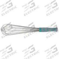 VOLLRATH Whip: 14 in Overall Lg, Nylon Handle, Aqua Handle, NSF Certified, Blue (MPN 47092). Key specifications — Brand: VOLLRATH; Dishwasher Safe: No; Handle Material: Nylon; NSF Certified: Yes; Handle Color: Aqua.