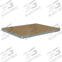 TENNSCO Shelf: 60 in x 42 in, 2,000 lb Load Capacity, Particleboard, Gray, Shelf (MPN ZLES-6042D). Key specifications — Decking Material: Particleboard; Includes: (4) Beams; Decking Finish: Unfinished; Shelf Configuration: Single Straight; Color: Gray; Frame Material: Steel; Brand: TENNSCO; Frame Finish: Zinc Plated.